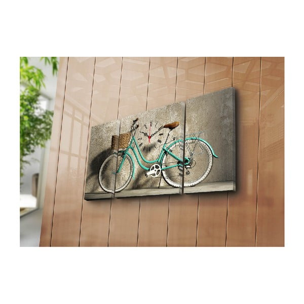 Стенен часовник Кръгъл, 84 x 45 cm - Wallity-image-2