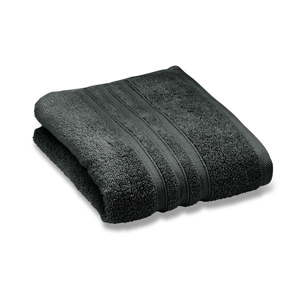 Тъмносива памучна кърпа от тери 50x85 cm Zero Twist – Catherine Lansfield