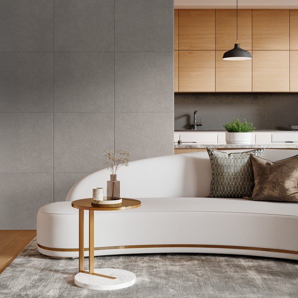 Текстилни акустични панели в комплект 2 бр. 60x60 cm Concrete II – Styler-image-1