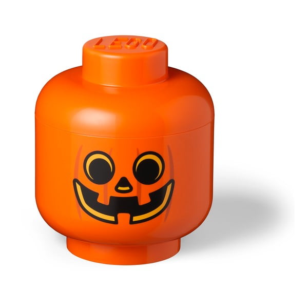 Оранжева кутия за съхранение Pumpkin Head L - LEGO®