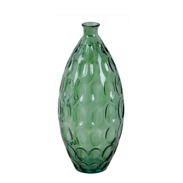 Зелена ваза от рециклирано стъкло Dune, височина 45 cm - Ego Dekor