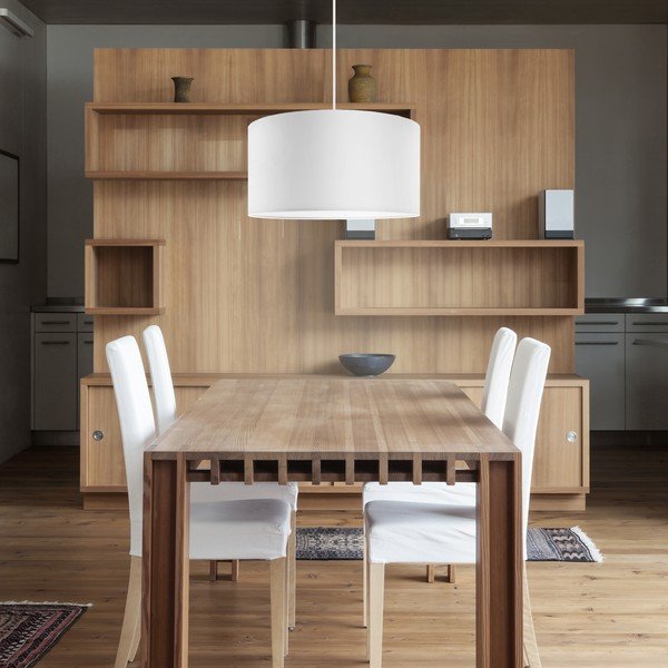 Бяло висящо осветително тяло с две рамена MIKA OY Mika - Sotto Luce-image-1