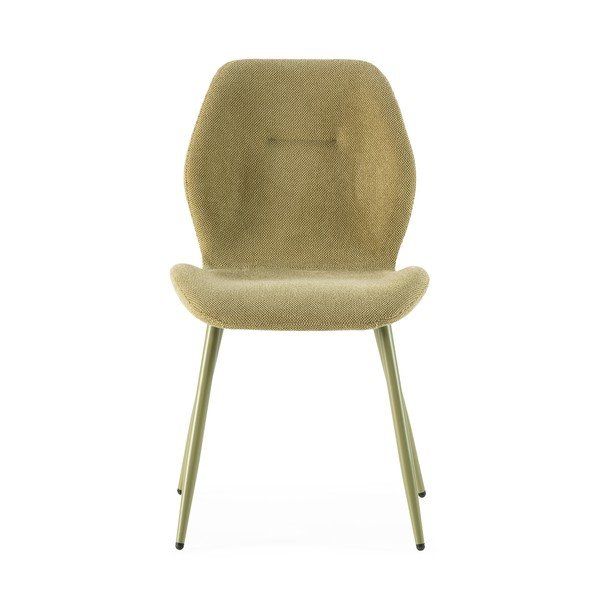 Зелени тапицирани трапезни столове в комплект 4 бр. Ansu – Marckeric-image-3