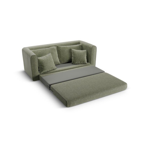 Зелен сгъваем диван 158 cm Lido – Micadoni -image-4