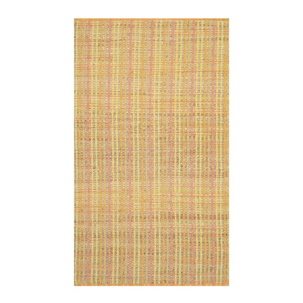 Žlutý vlněný koberec Safavieh Malaga, 152 x 91 cm