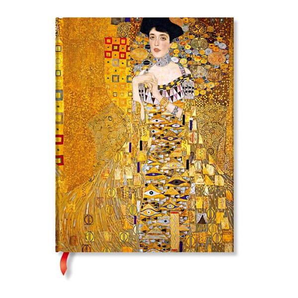 Тетрадка с твърди корици Klimt´s Portrait of Adele, 18 x 23 cm - Paperblanks