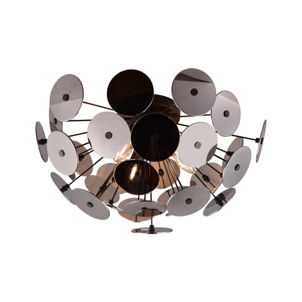 Матово черно таванно осветително тяло Discalgo - Trio-image-2