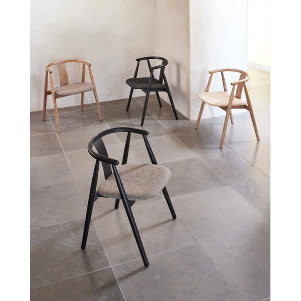 Черен трапезен стол Relate – Unique Furniture-image-3