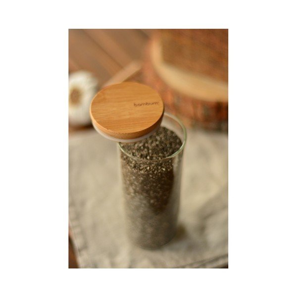 Стъклен буркан с капак , 450 ml Bolla - Bambum-image-2