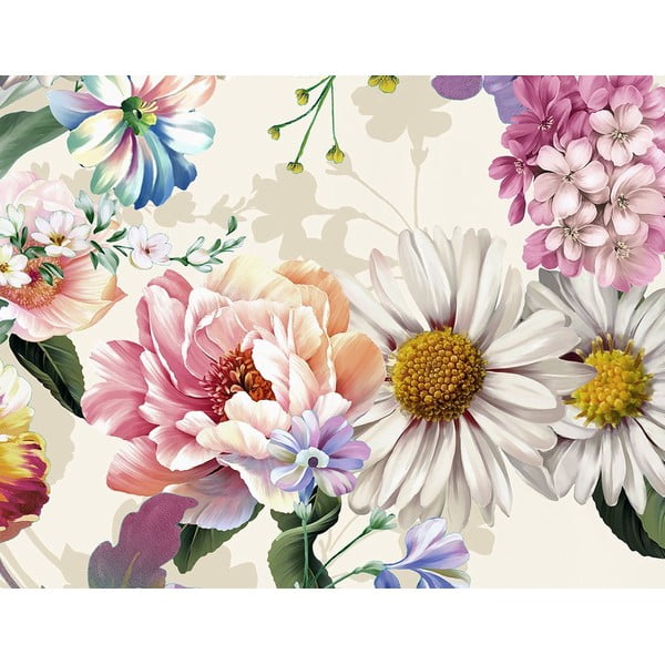 Спално бельо от органичен памук за двойно легло Flower Garden, 200 x 200 cm Organic - Descanso-image-3