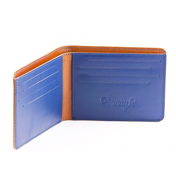 Danny P. kožená peněženka Slim Cognac-image-3