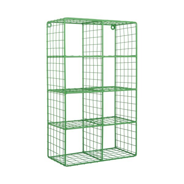 Зелен стоманен стенен рафт на няколко нива 30 cm Reja – PT LIVING-image-2