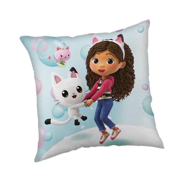 Детска възглавница 40x40 cm Gabby's Dollhouse "Bubbles" – Jerry Fabrics