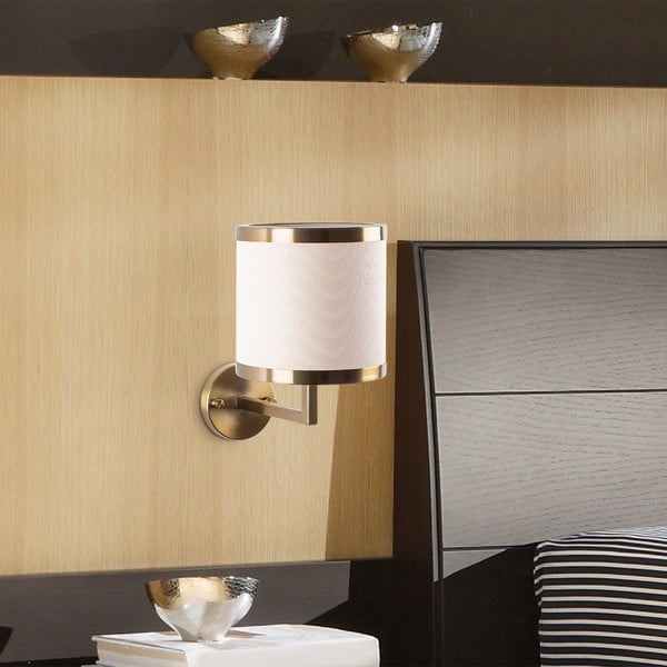 Стенна лампа в златисто Way – Opviq lights-image-1