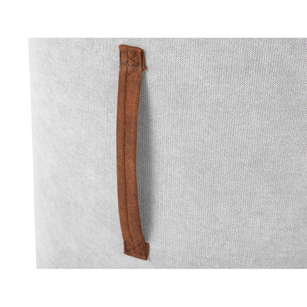 Светлосив пуф Motion, ø 40 cm - Kooko Home-image-4