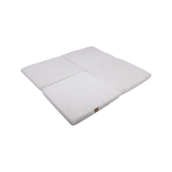 Бяло детско килимче за игра 120x120 cm – Meowbaby