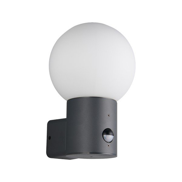 Стенно външно осветително тяло със сензор за движение ø 18 cm Mures – Trio