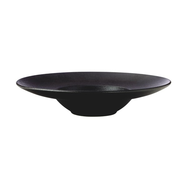 Черна керамична чиния ø 28 cm Caviar - Maxwell & Williams