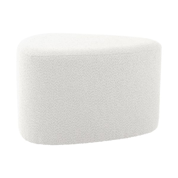 Бяла табуретка от плат букле Ada – Leitmotiv-image-2