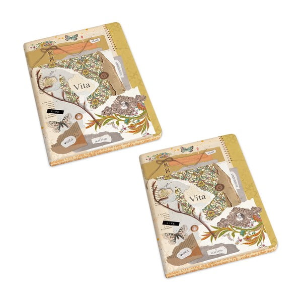 Тетрадки в комплект от 2 бр. 192 страници A6 Vita – Kartos-image-1