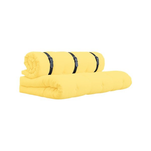 Variabilní pohovka s bíle prošívanými koženými pásky Karup Buckle Up Amarillo-image-2