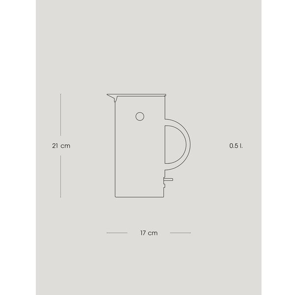 Черна пластмасова електрическа кана 500 ml EM77 – Stelton-image-3
