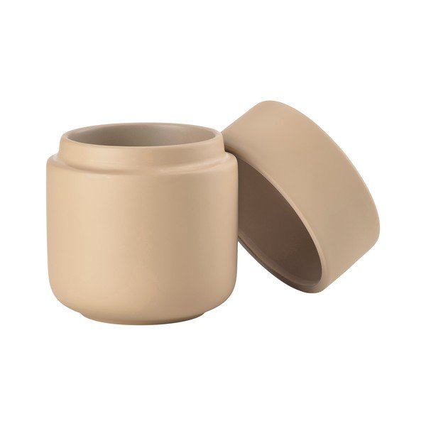 Бежов глинен органайзер за баня за памучни тампони Ume – Zone-image-2