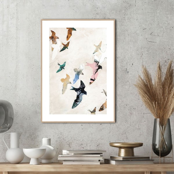 Картина 30x40 cm Abstract Birds - Malerifabrikken-image-2
