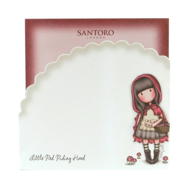 Gorjuss Червена шапчица Червен комплект самозалепващи се листчета - Santoro London