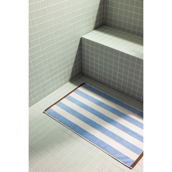 Син текстилен килим за баня 50x80 cm Gobo – noo.ma-image-2