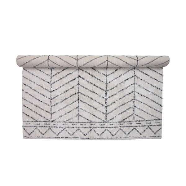 Светлосив килим Памук, 200 x 300 cm - Bloomingville-image-3