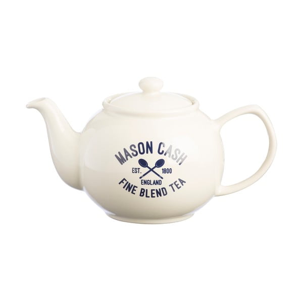 Bílá konvice na čaj Mason Cash Varsity, 1.1 l
