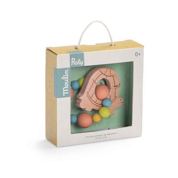 Играчка гризалка Turtle - Moulin Roty-image-3