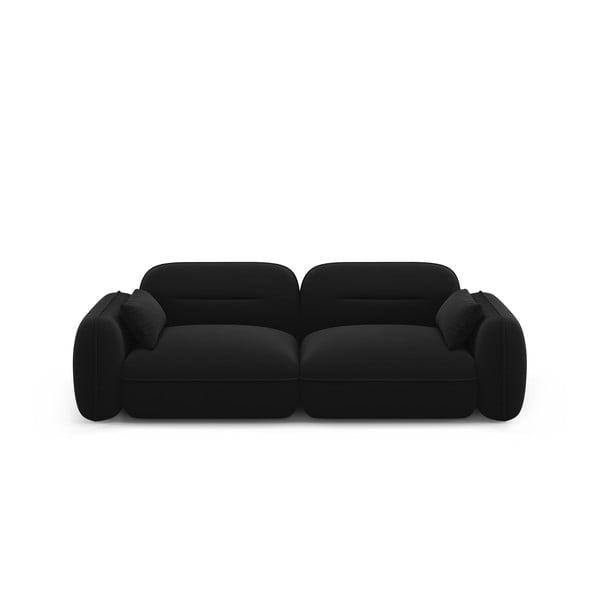 Черен кадифен диван 230 cm Audrey – Interieurs 86
