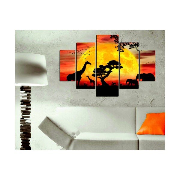 Картина от няколко части Safari, 92 x 56 cm - Destiny-image-1
