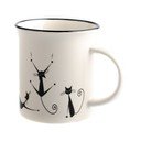 Порцеланова чаша Cats Nero, 310 ml - Dakls
