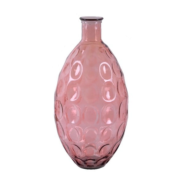 Розова ваза от рециклирано стъкло Dune, височина 59 cm - Ego Dekor