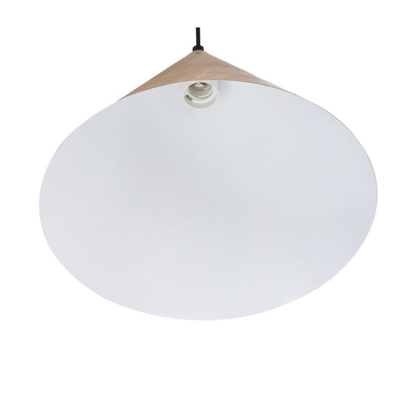 Кафява висяща лампа с метален абажур ø 32 cm Dunca - Candellux Lighting-image-4