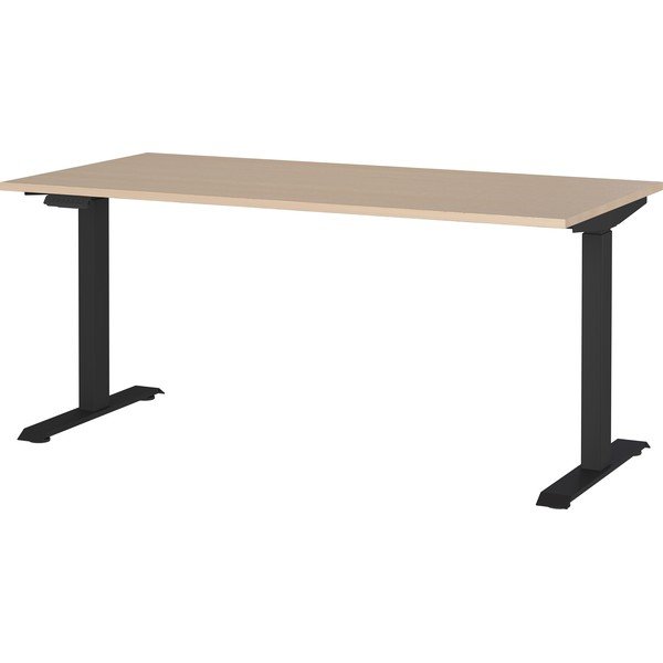 Работна маса с електрическо регулиране на височината с дъбов декор  80x160 cm – Germania