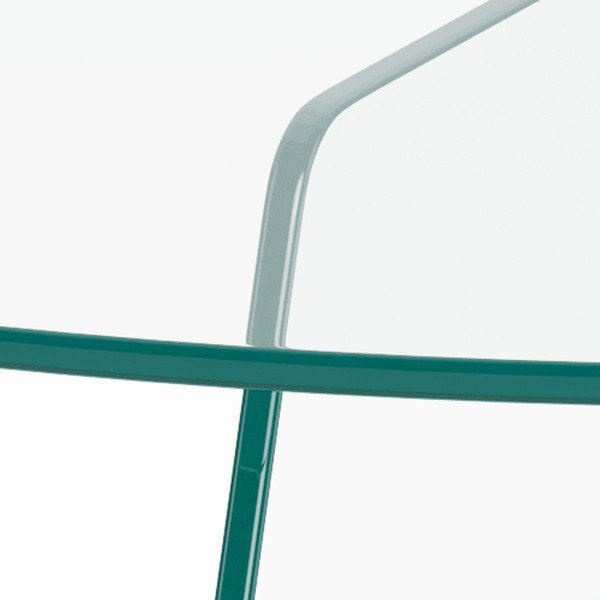 Стъклена кръгла масичка за кафе ø 80 cm Samos – Actona-image-2