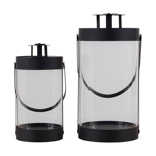 Стъклен фенер 2 бр. Bondi - House Nordic-image-2