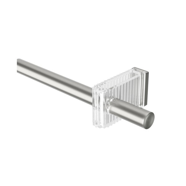 Стоманен разширяем прът за завеси в матово сребрист цвят 107 - 305 cm Flute – Umbra