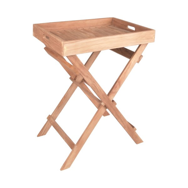 Градинска маса за съхранение от масивно тиково дърво 29x39 cm Bacan – Garden Pleasure