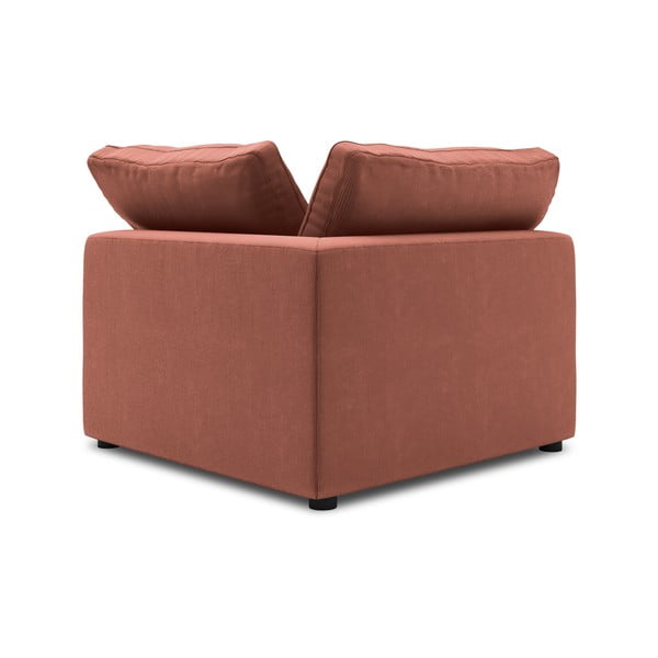 Розова двустранна ъглова част от модулен диван от велур Galaxy - Windsor & Co Sofas-image-2