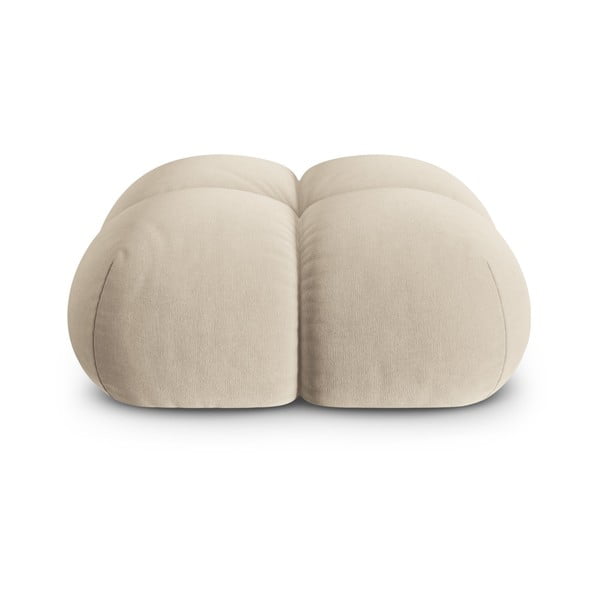 Бежова кадифена табуретка Loretto – Cosmopolitan Design