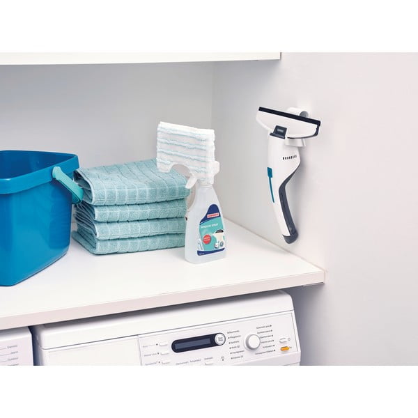 Комплект от уред за почистване на прозорци и баня, смукателна дюза и стенна скоба Nemo - LEIFHEIT-image-1