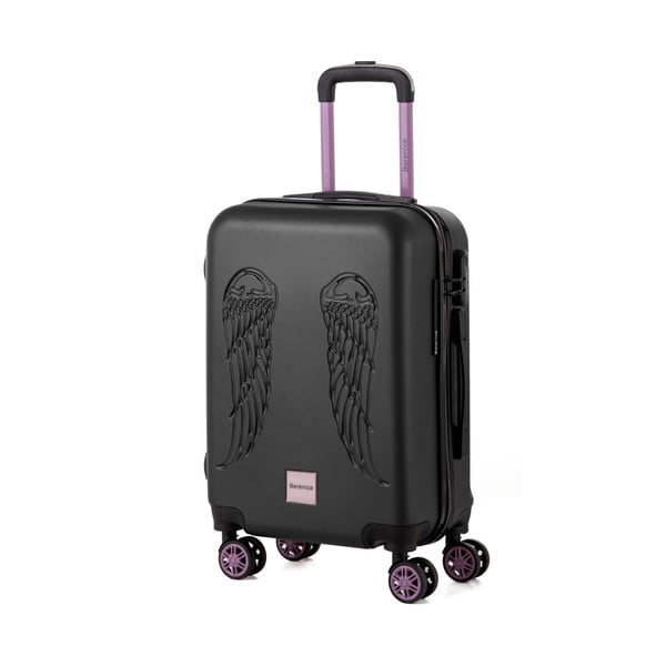 Черен куфар Wingy, 44 л - Berenice