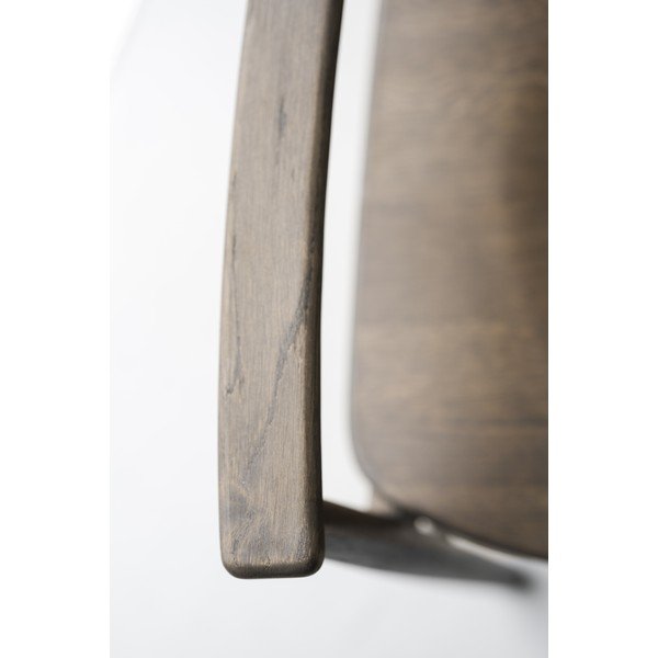 Тъмнокафяв трапезен стол от масивен дъб Maidstone – Rowico-image-4