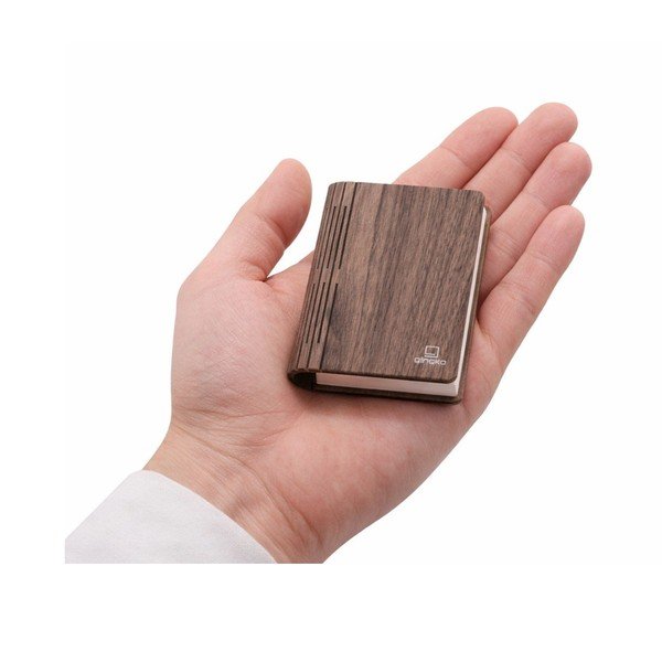Преносима светлинна декорация с USB в тъмно естествен цвят BookLight – Gingko