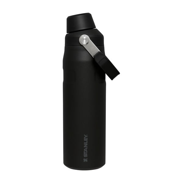 Черна термо бутилка от неръждаема стомана 700 ml IceFlow™ Bottle Fast Flow Black – Stanley-image-2